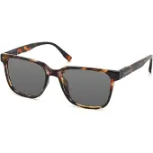 Vista Bonita CUBO – Zonneleesbril UV400 – Sterkte +0.50 – Kleur Hub Havanna – Unisex model - Lichtgewicht montuur – Rechthoekige pasvorm – Flexveren - Inclusief etui en doekje