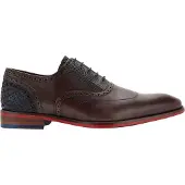 Floris van Bommel Veterschoen 'De Stapper 03' donkerbruin