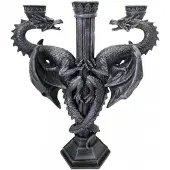 Nemesis Now Kandelaar - Dragon's Altar - 29cm