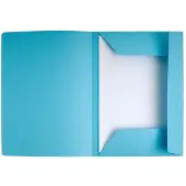 Exacompta SUPER 210 Pak van 50 dossiermappen met 3 kleppen. 24x32cm - Lichtblauw - 235006E