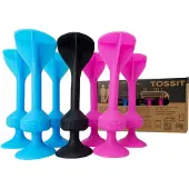 999 Games - Tossit - Starter Pack - Blauw-Roze - Darts - Petanque - Geavanceerde siliconen dart - HET LEVEN IS LEUK, JUST TOSS IT! - Voor binnen en buiten