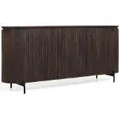 Fonq Grand Dressoir Donkerbruin Mangohout - B 180 cm