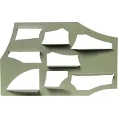 Ferm Living Leta Plank Tea Green