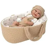 Munecas Arias Elegance With Carrycot Baby Boy Doll 33 Cm Beige Kinderen
