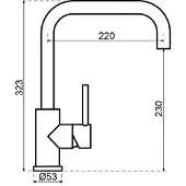 Lanesto 251346 Lanesto Quadrato rose copper