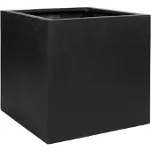 Pottery Pots Bloempot Natural Block M Black 40 x 40 x 40 cm