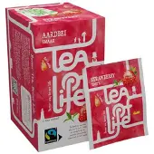 Tea Of Life Fairtrade - Strawberry taste | Aardbei - 100 zakjes