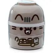Thumbs Up Pusheen - Gestapelde Ronde Bento box Lunchtrommel