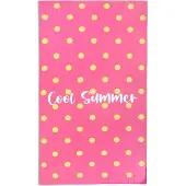 Zavelo Beach Club Strandlaken Cool Summer - Roze - 100x180 cm