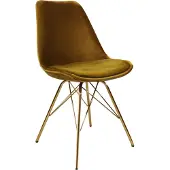 Kick Collection Kick kuipstoel Velvet - Goud