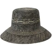 Brixton - Women's Lopez Panama Straw Bucket Hat - Hoed L - 60 cm, grijs