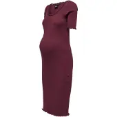 ONLY Maternity Jurk 'OLMXena' merlot