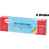 Dumil Ice cube bag - 6 doosjes - elk 10 zakjes - IJsblok zakjes