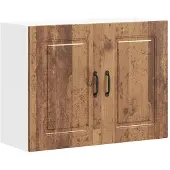 vidaXL Keukenbovenkast Kalmar bewerkt hout oud houtkleurig