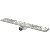 Van den berg afvoergoot 50cm met flens zijafvoer 50 mm RVS