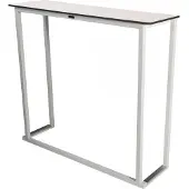HorecaTraders Statafel | Staal/Volkern | Wit | 3 Formaten