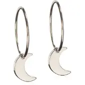 Blomdahl Natural Titanium Ear Ring 14 mm Penda Moon 8 mm