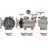 VAN WEZEL Compressor airconditioning 1300K344
