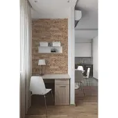 RoomMates Zelfklevend behang Red Brick - - Muurstickers - Rood - Vinyl