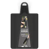 Joseph Joseph Chop2Pot Plus Snijplank – Opvouwbaar – Zwart – Medium – Antislip & Vaatwasserbestendig