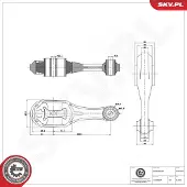 ESEN SKV 75SKV079 Motorsteunlager