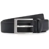 BOSS Riem 'Brondon' zwart / zilver