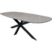 AVH-Collectie San Francisco low dining tafel ceramic blad 240x100xH69 cm antraciet