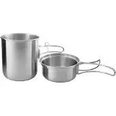 Tatonka Handle Mug 600 Set 4173-000 Stainless, drinkbeker met deksel