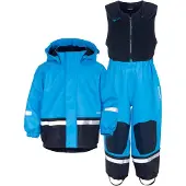 Didriksons Regenkleding m. Voering - PU - Boardman - Scherp Blue - - 90 - Regenkleding