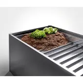 Biohort 65042, Rechthoekig, Grijs, Metaal, Tussenvloer, 980 mm, 510 mm, 30 mm