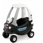 Little Tikes Cozy Coupe Politie Auto Loopauto - Zwart