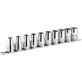 Facom 1/2' doppensets op rail, metrische maten - S.41E