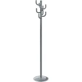 MAUL Kapstok MAULpolaris Lite 8 haak standvoet 177 cm grijs