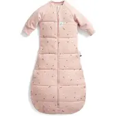 ErgoPouch Jersey Slaapzak met mouwen - 2,5 Tog - Slaapzak baby - Slaapzakken - Slaapzak 80 cm -Slaapzak baby winter - Daisies
