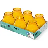 Bolsius - Twilight - Kaars in glas - Patio - Amber - Tray 6 - 70 branduren