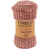 Tiseco Plaid Home Studio Ribble Russet-130 x 160 cm