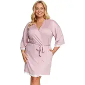 Doctor Nap Badjas Viscose Papaya SWW.7155 40 / L