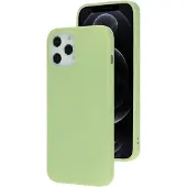 Mobiparts Silicone iPhone 12 Pro Max Hoesje Groen