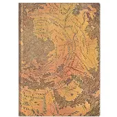 Paperblanks Hunt-Lenox Globe schrijfblok & schrift 176 vel Bruin