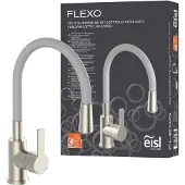 Eisl FLEXO Keukenkraan - Mengkraan - RVS-Look-Grijs