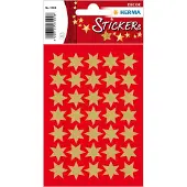 Herma Stickers ster 6-puntig, goud Ø 16 mm - 10 stuks