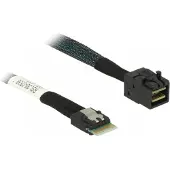 DeLOCK HDD Aansluitkabel [1x Slim Port, SAS - 1x Mini-SAS-stekker (SFF-8643)] 0.5 m Meerdere kleuren
