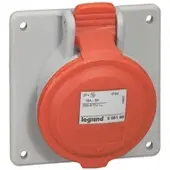 Legrand inbouwstopcontact 500V 32A 4P IP44 P17 - 555292