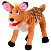 Living puppets handpoppen dier ree Rosalinchen 45cm