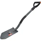 AWTOOLS Black Line - Metaalschep - Ergonomische T-Handgreep - Zwart