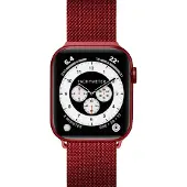 Laut Steel Loop Apple Watch 46 / 45 / 44 / 42 Mm Bandje Rood