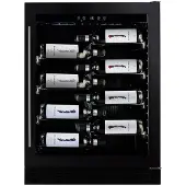 Dunavox DAUF-40.138B wijnkoelkast onderbouwkoelkast, nis hoogte 82 cm., zuinig energieklasse G