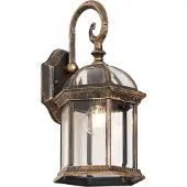 QAZQA Klassieke buiten wandlamp antiek goud IP44 - Glasgow