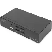 Digitus Schakelaar voor scherm, toetsenbord en muis - - DS-12880 - Zwart - Bedraad - 4016032468639
