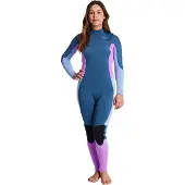 Billabong Synergy 4/3 Mm Dames Wetsuit Van Neopreen Met Lange Mouwen En Rits Op De Borst